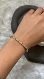 Taşlı Gold Bileklik - Görsel 2