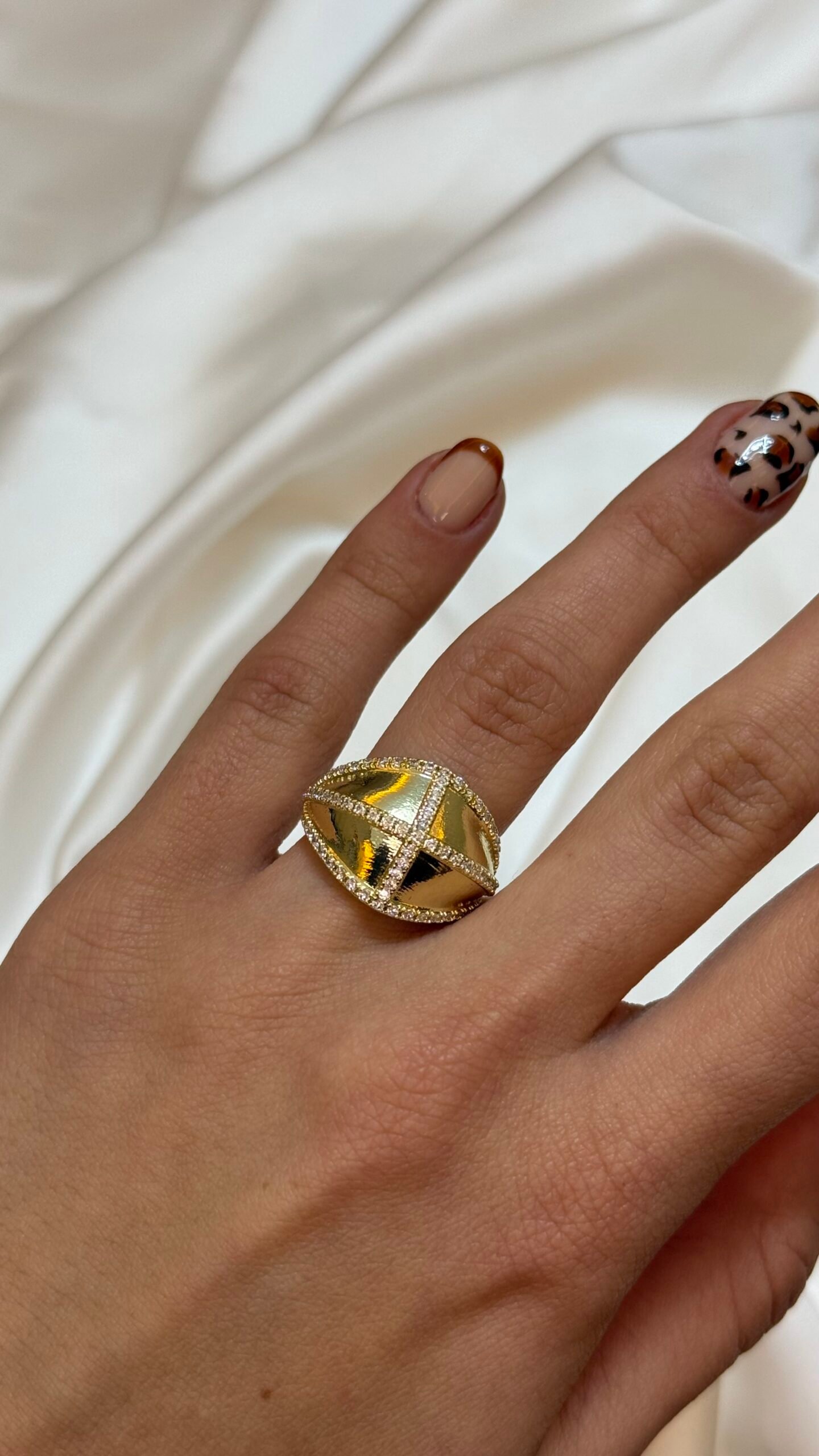 IMG_6350 Gold Özel Tasarım Yüzük - Görsel 1