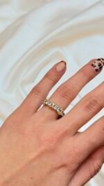 X Model Çelik Yüzük