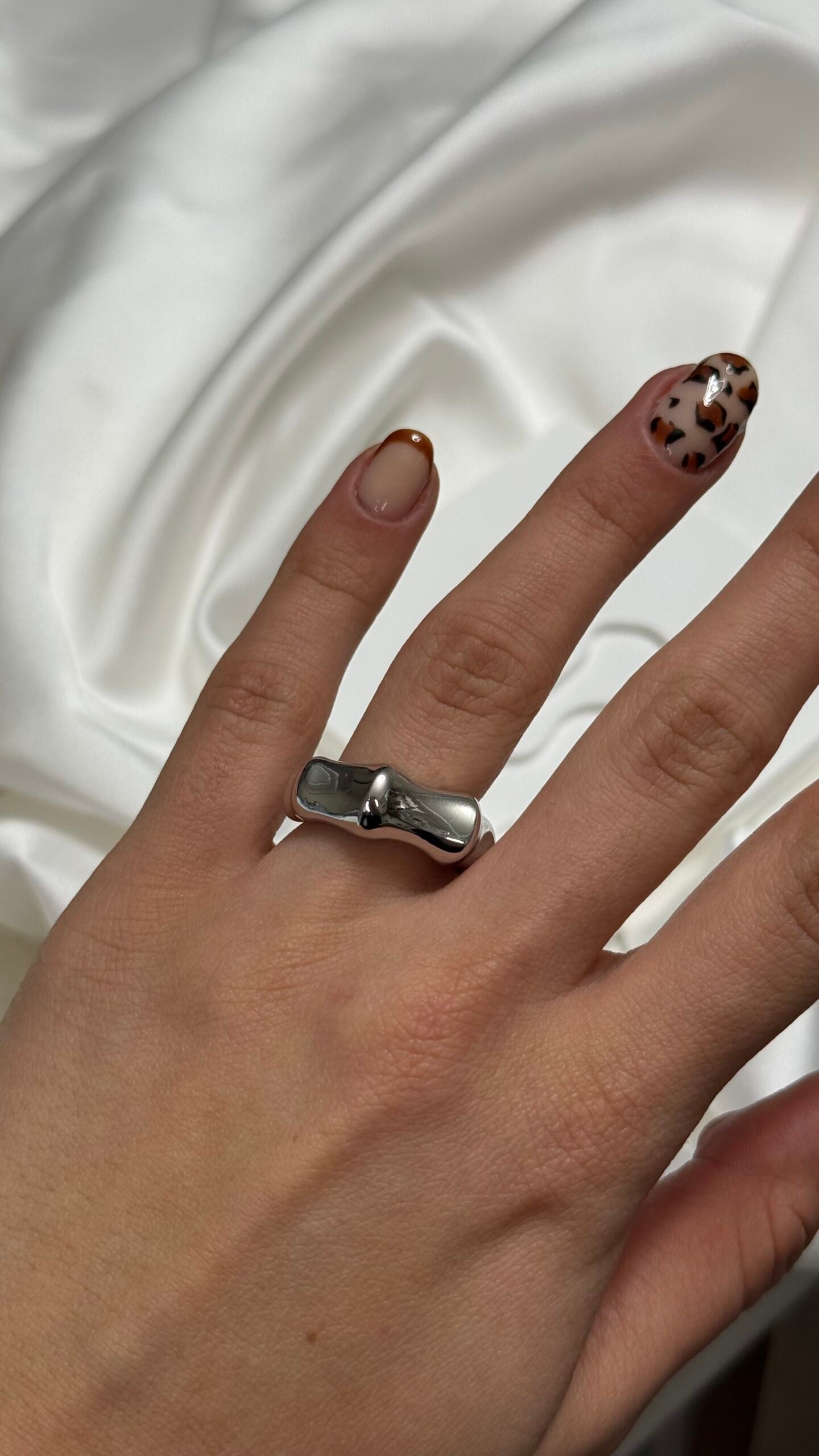 IMG_6384 Özel Asimetrik Tasarım Yüzük - Görsel 1