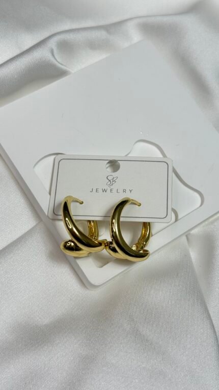 Gold Özel Tasarım Küpe